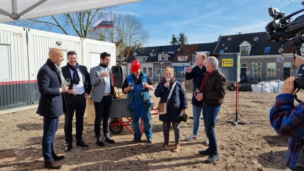 Start bouw appartementen Kaaistraat/ Berenstraat in Steenbergen